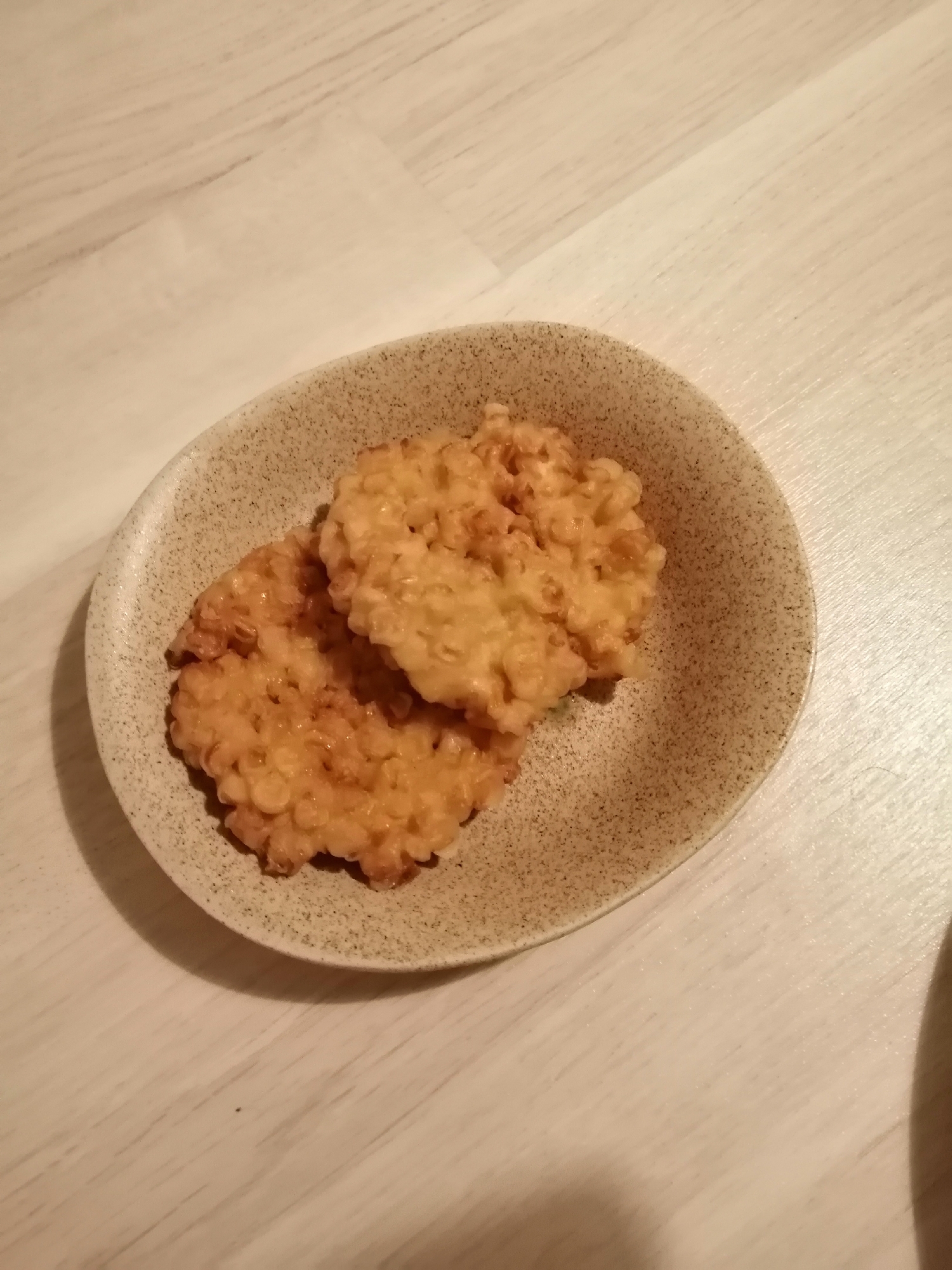 とうもろこしのかき揚げ
