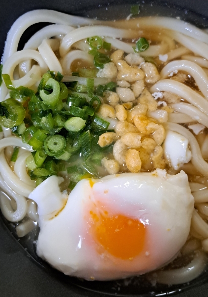 温玉ぶっかけうどん♡冷凍うどん&卵を簡単レンジ調理