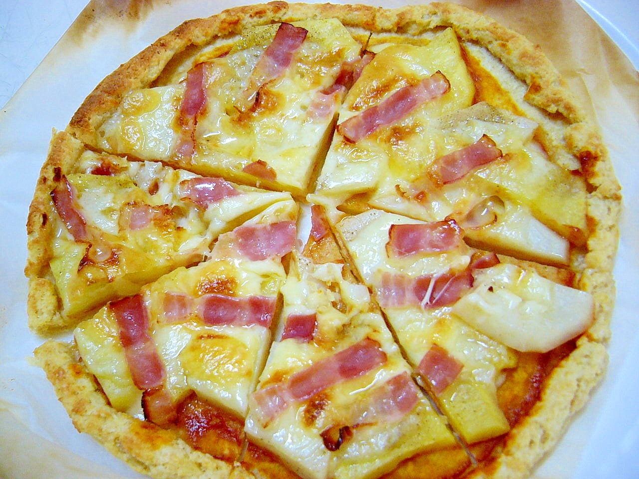 パン粉でお手軽「ピザ!」~子供と一緒に作れます~