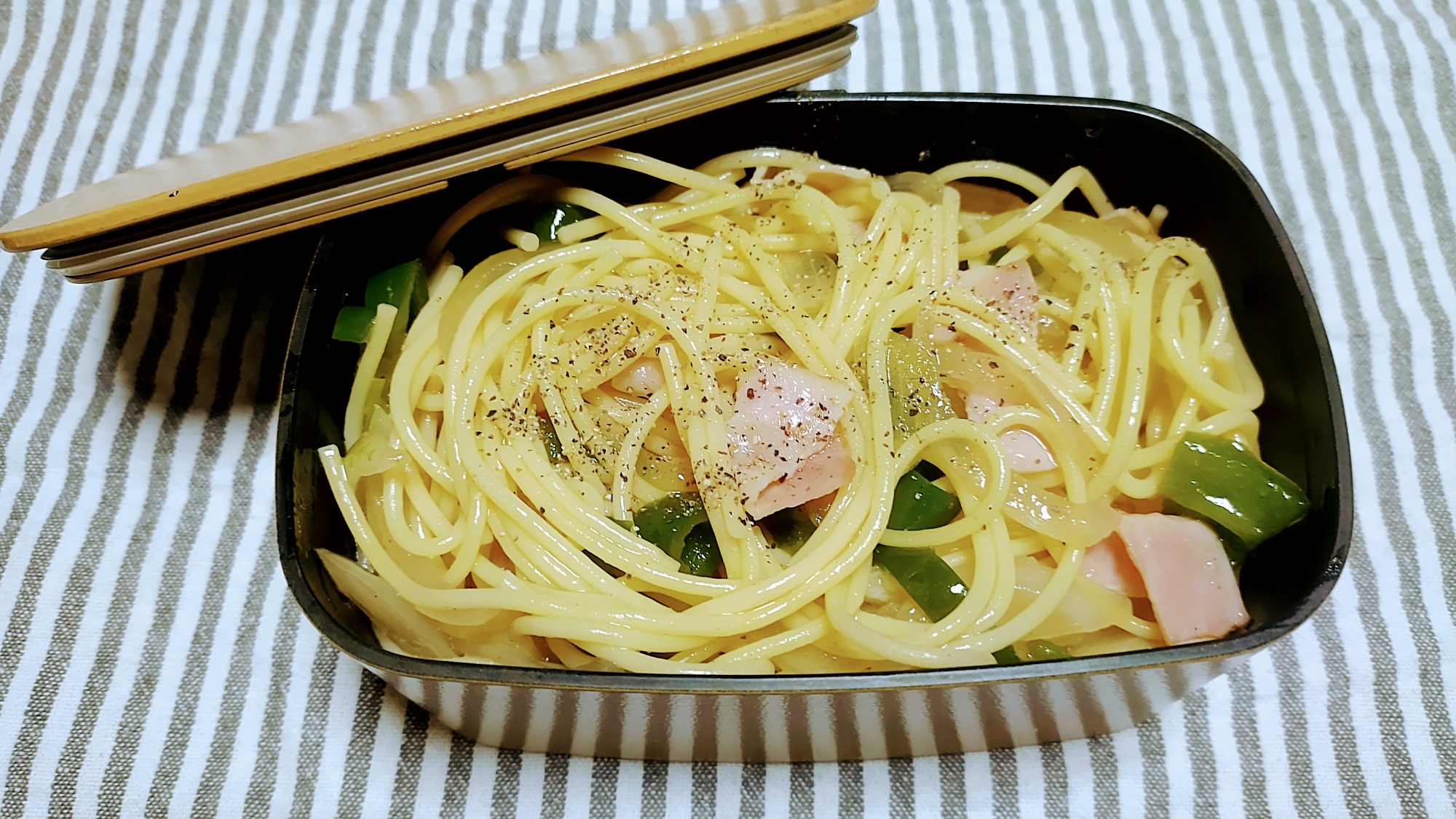 和風パスタのパスタ弁当！