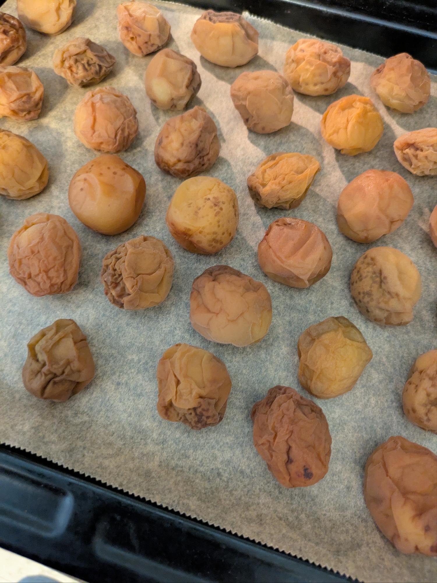 梅干し　梅シロップの梅を使用