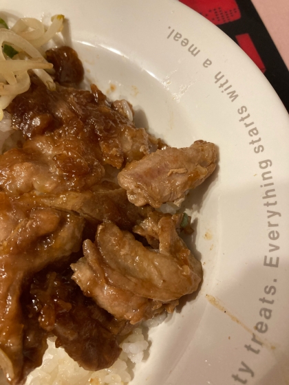 豚丼のタレを使って☆豚肉のおいしい焼き方