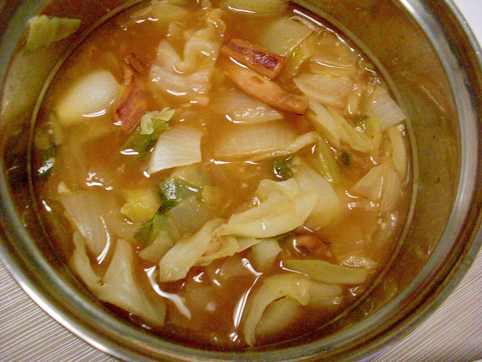 イカと野菜のスープ