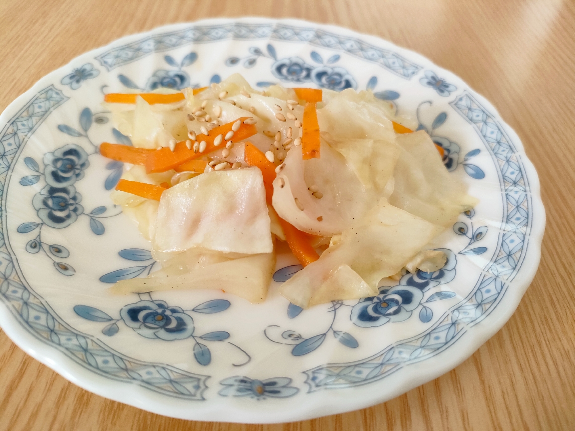 キャベツ人参炒め