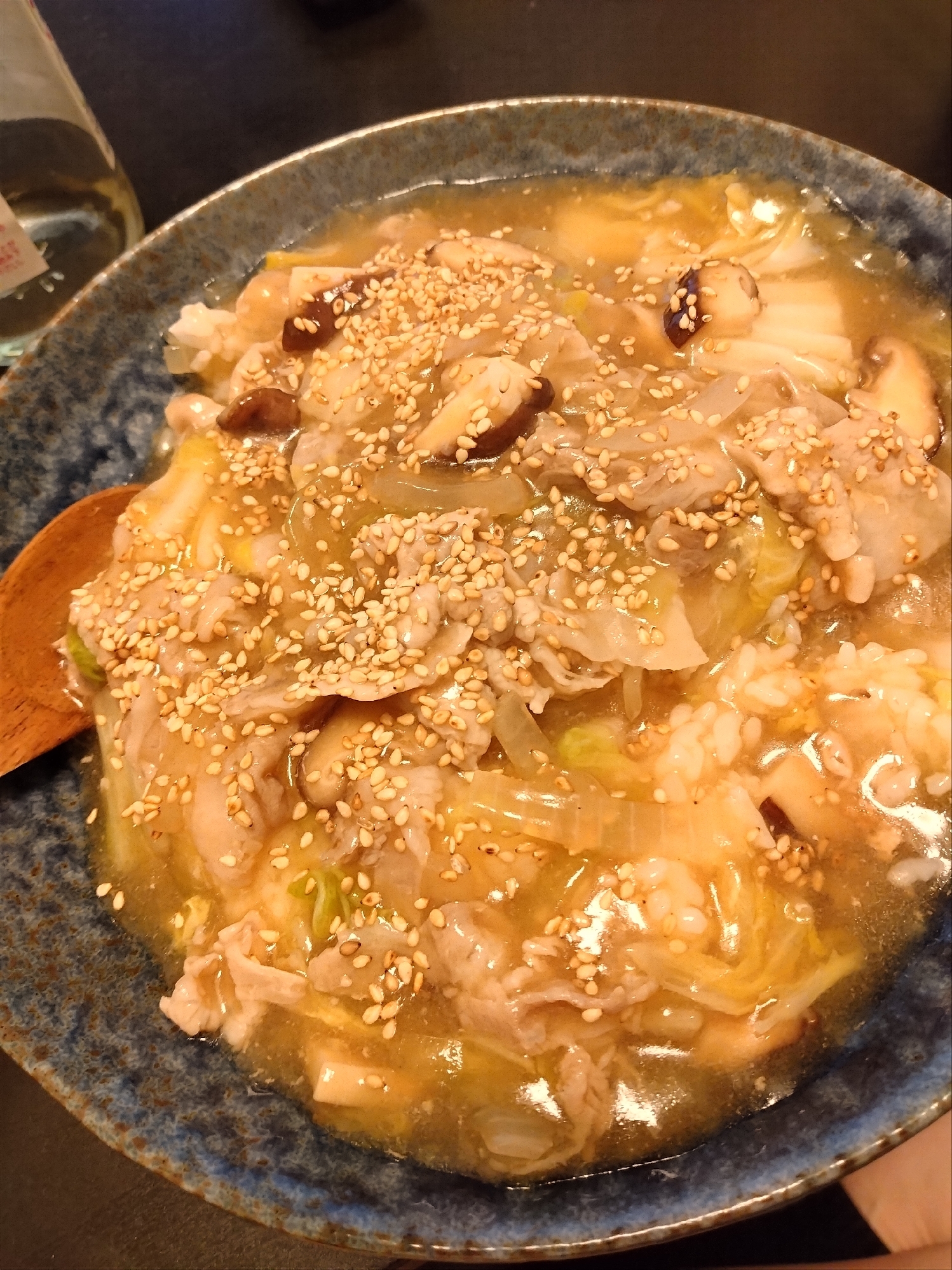 はふはふ！白菜と豚肉のあんかけご飯