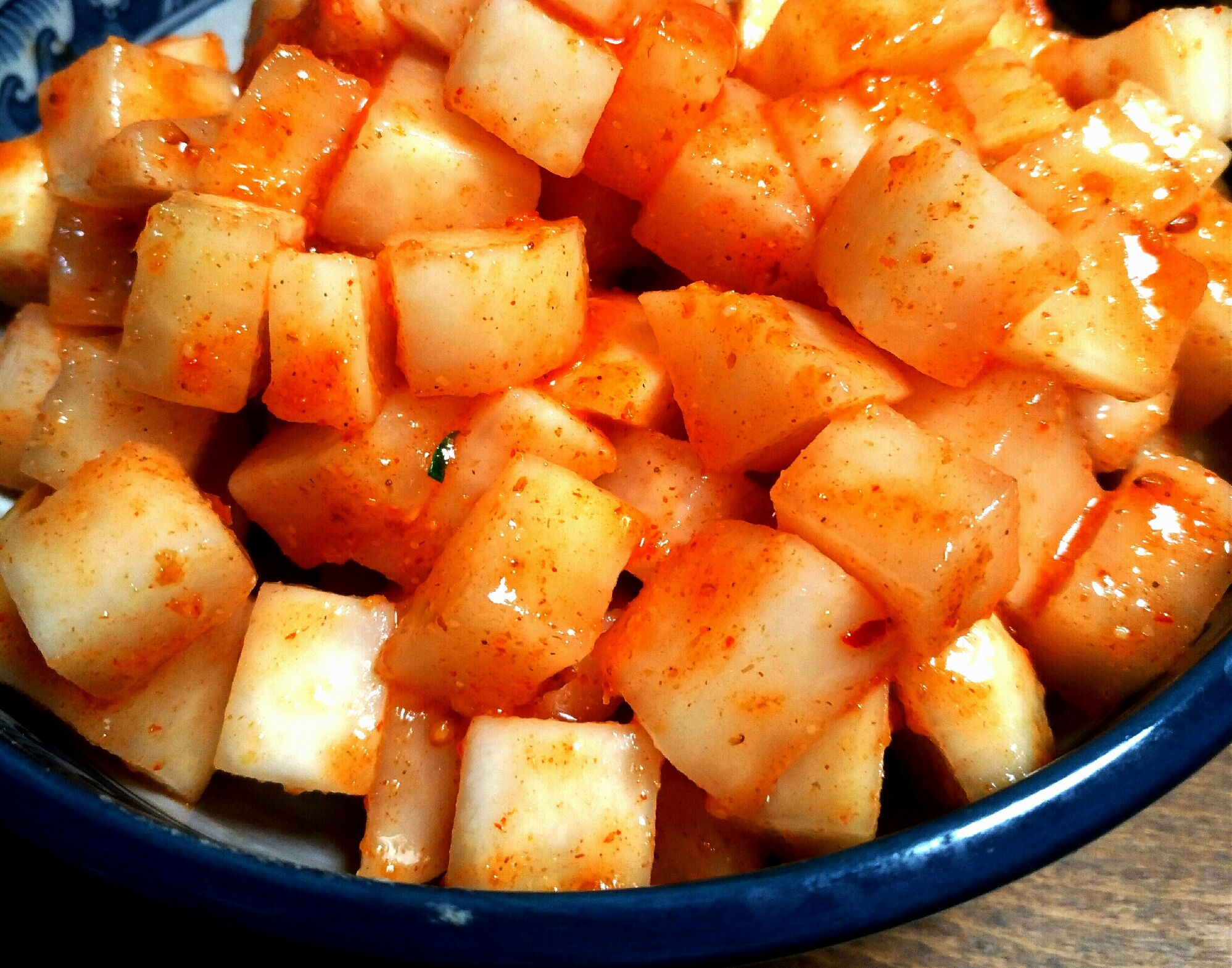 キムチの素で 本格カクテキキムチ