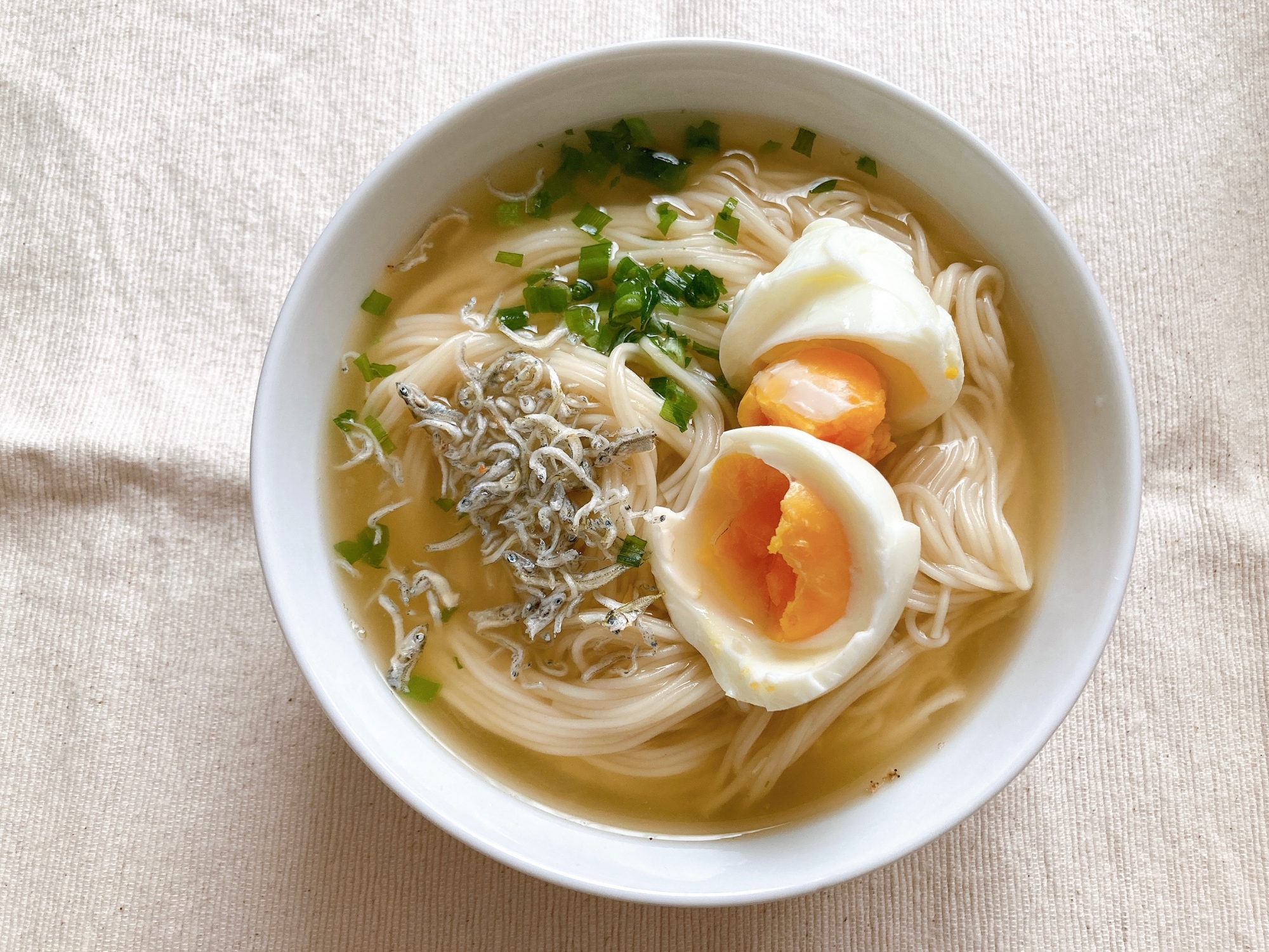 ☆簡単あっさり温素麺☆