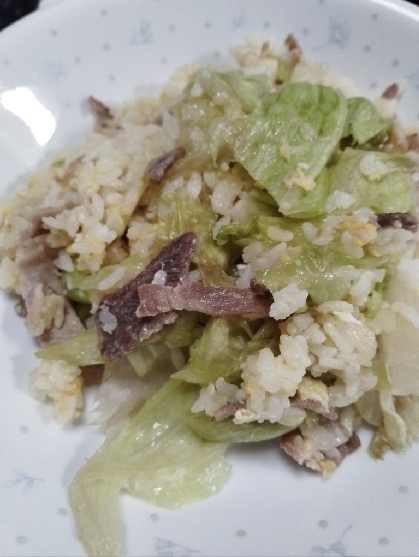 シャキシャキレタス炒飯
