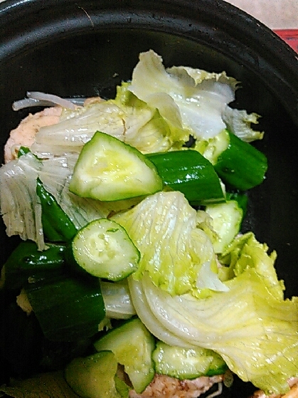 酢生姜の野菜和風サラダ
