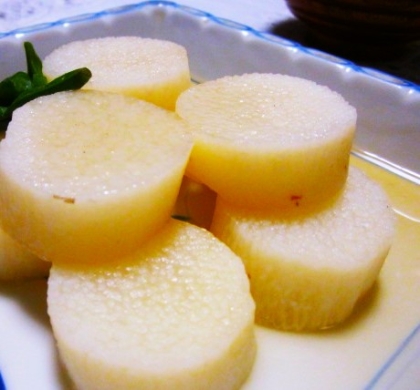 amnos73様、長芋のめんつゆ煮を作りました♪
とっても美味しいレシピをありがとうございます！！
良い夜をお過ごしくださいませ☆☆☆