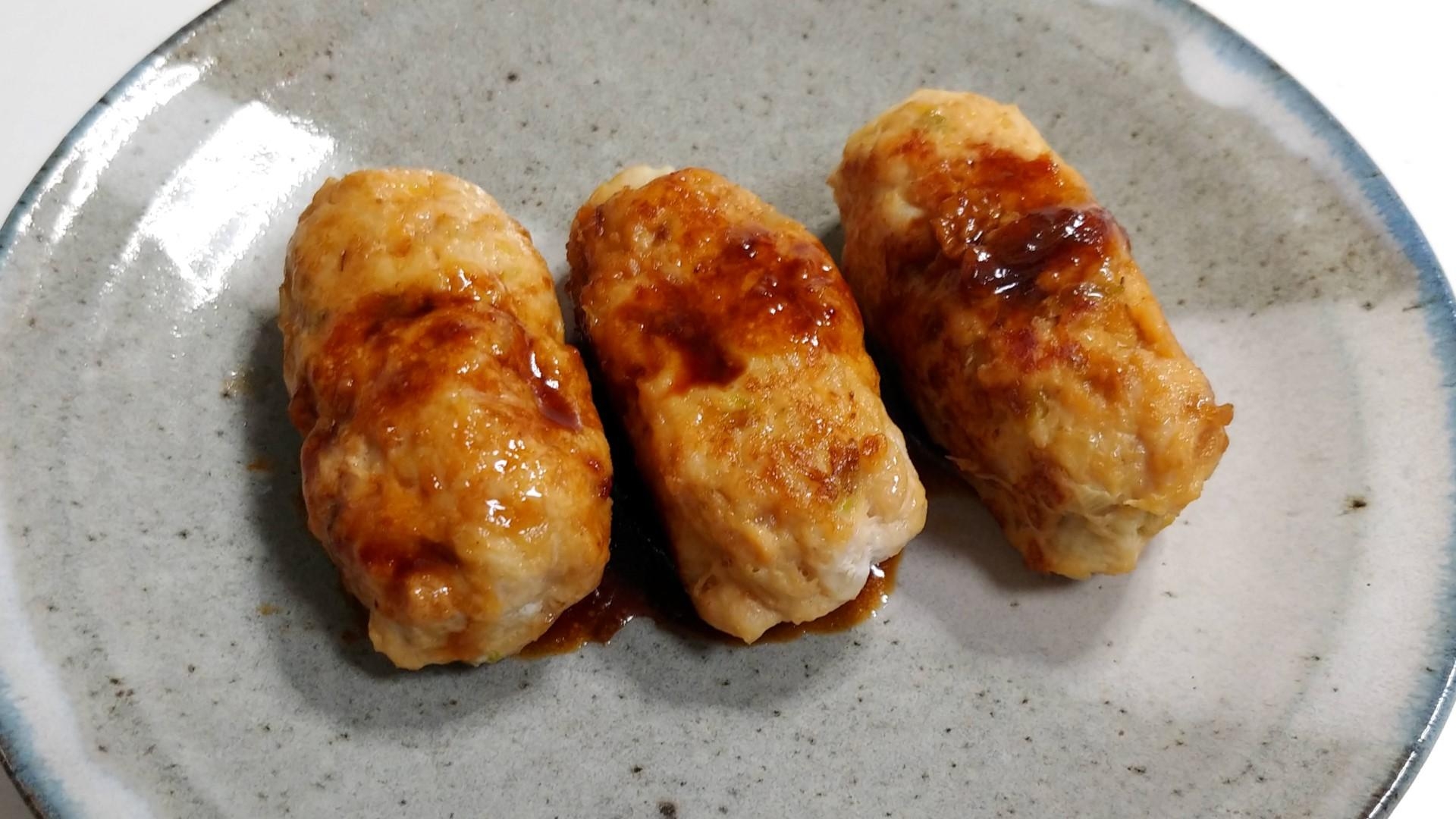 コリコリ軟骨！長ネギと軟骨入り焼きつくね★動画あり