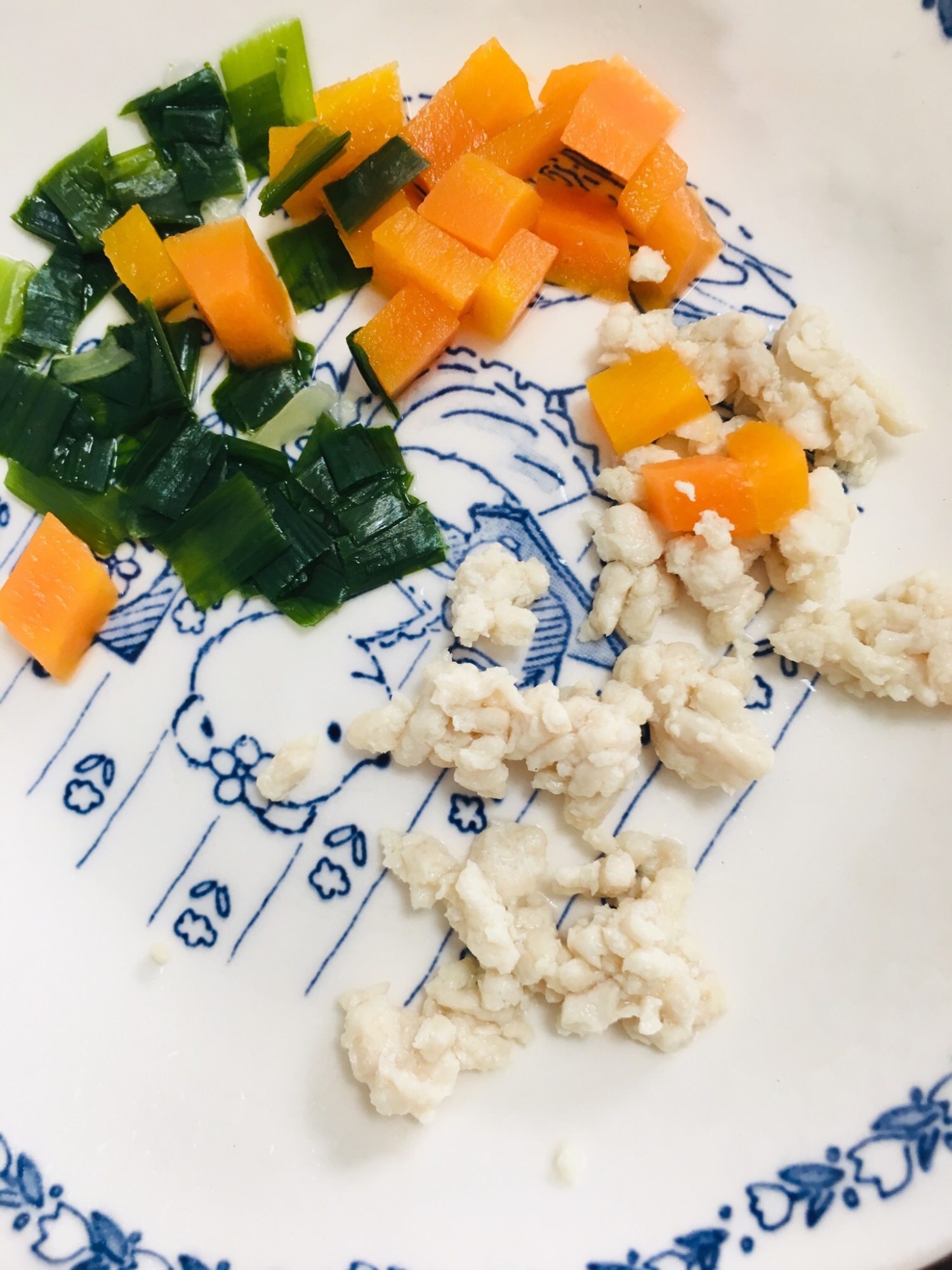離乳食カミカミ期 ニラとひき肉の炒め物風 レシピ 作り方 By Mamimumai 楽天レシピ