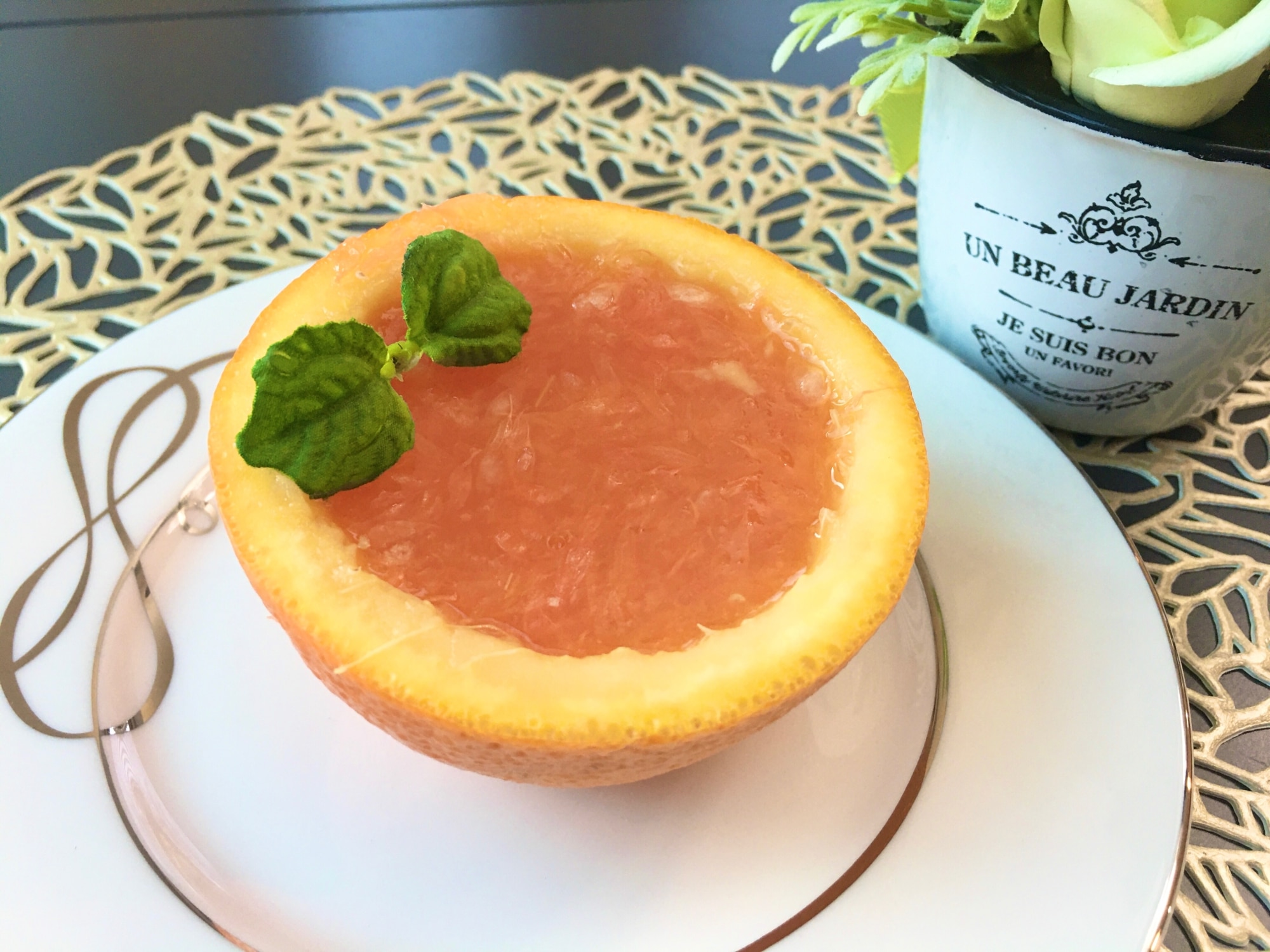 オーダー　歳時記シリーズ「宴」素材アレンジ ♡子供と一緒に作るオレンジゼリー♡ レシピ・作り方 by ☆あんな