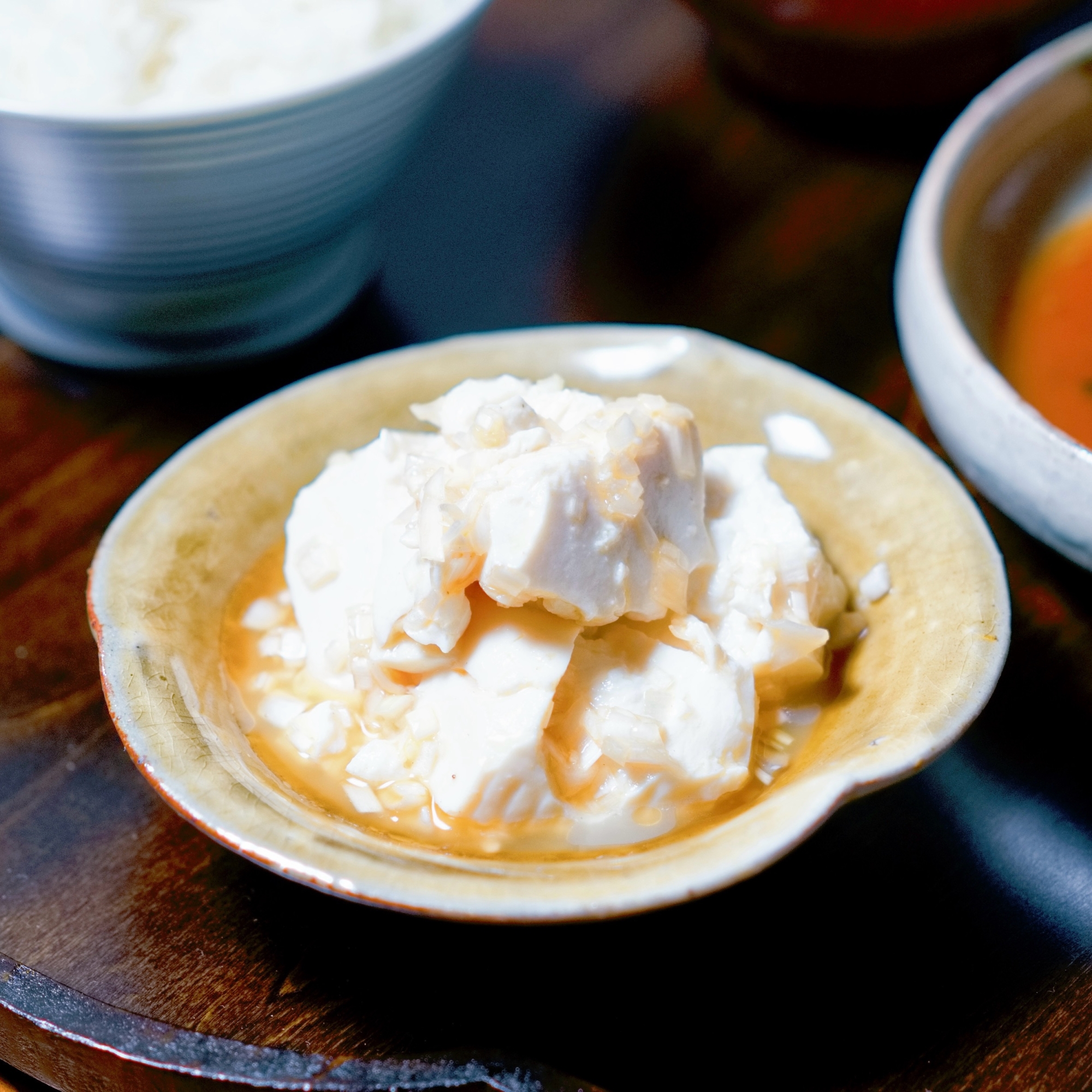 絹ごし豆腐のねぎ塩あえ【和食/中華・副菜】