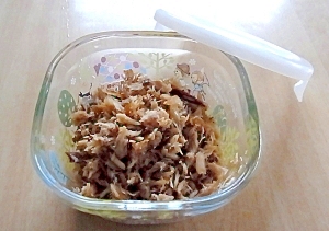 あじの干物のそぼろ