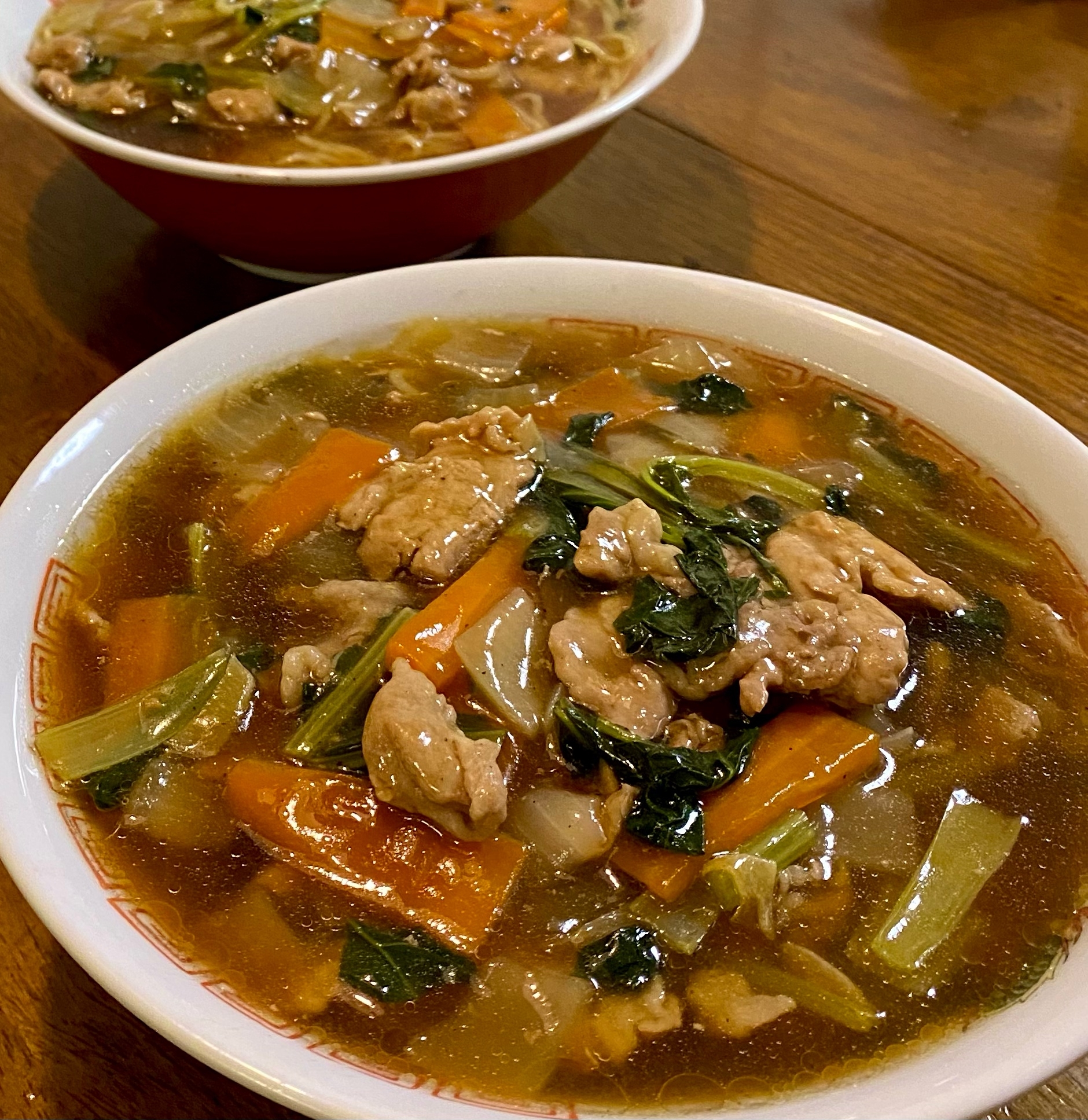 神奈川県ご当地サンマーメン風‼️あんかけラーメン