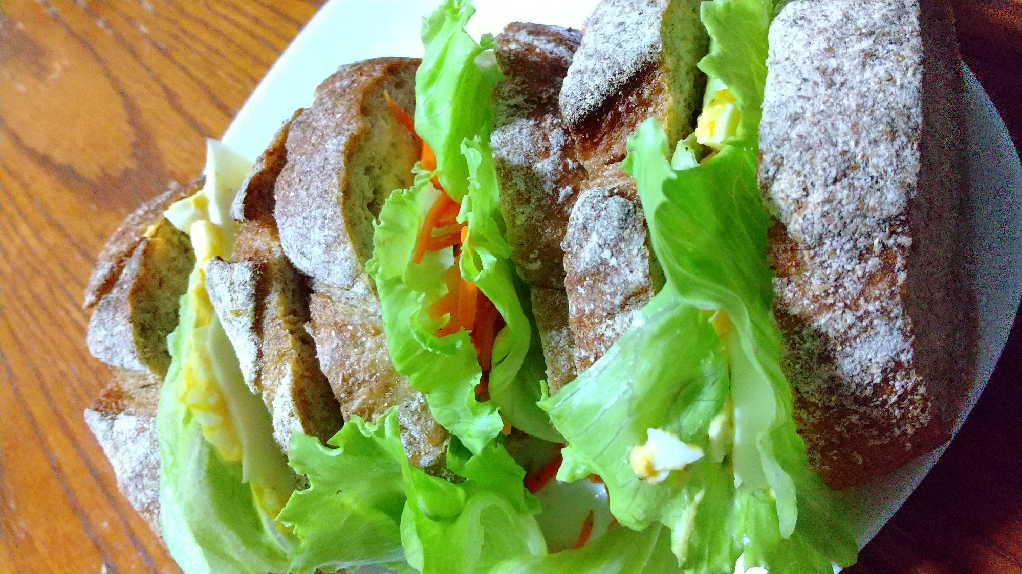 卵とレタス 人参しりしり カンパーニュサンドイッチ レシピ 作り方 By ミラクルシンデレラ 楽天レシピ 卵とレタス 人参しりしり カンパーニュサンドイッチ レシピ 作り方 By ミラクルシンデレラ 楽天レシピ