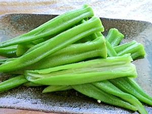 ちょっとお上品にオクラの種を取って簡単にポン酢和え レシピ 作り方 By 9 10 楽天レシピ ちょっとお上品にオクラの種を取って簡単にポン酢和え レシピ 作り方 By 9 10 楽天レシピ