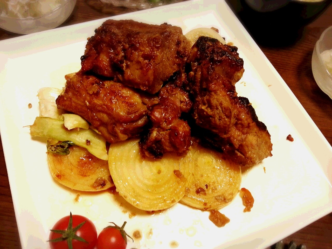 スペアリブのオーブン焼き★ 鶏肉でも♪