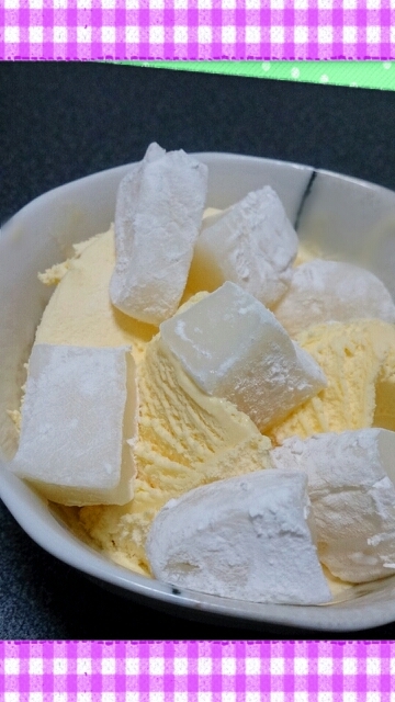 レンジで作る求肥