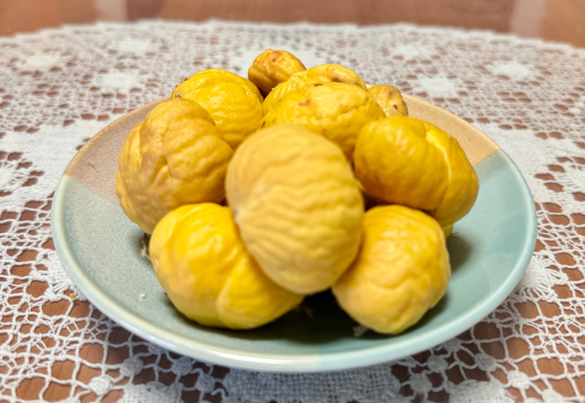 秋の味覚❗️生栗の☆剥き方(冷凍保存〜渋皮剥き)