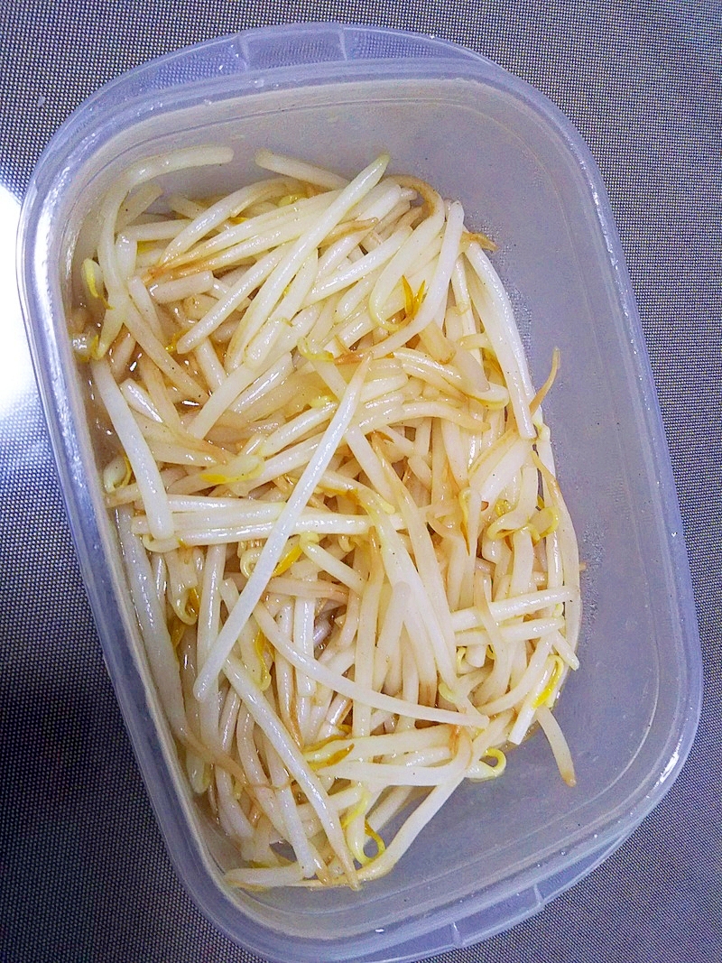 レンジでもやしの中華炒め風＋＋