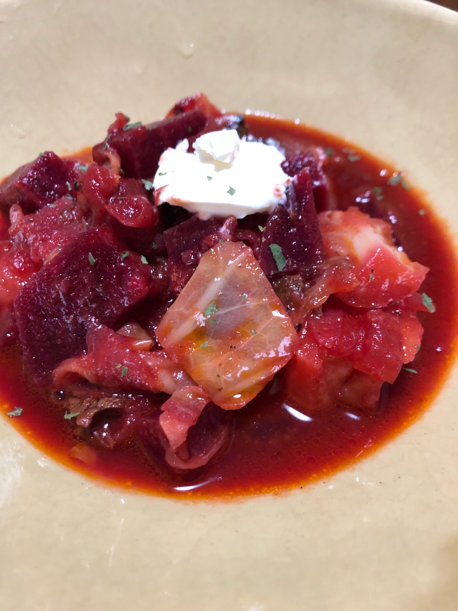 ロシア料理!ボルシチ