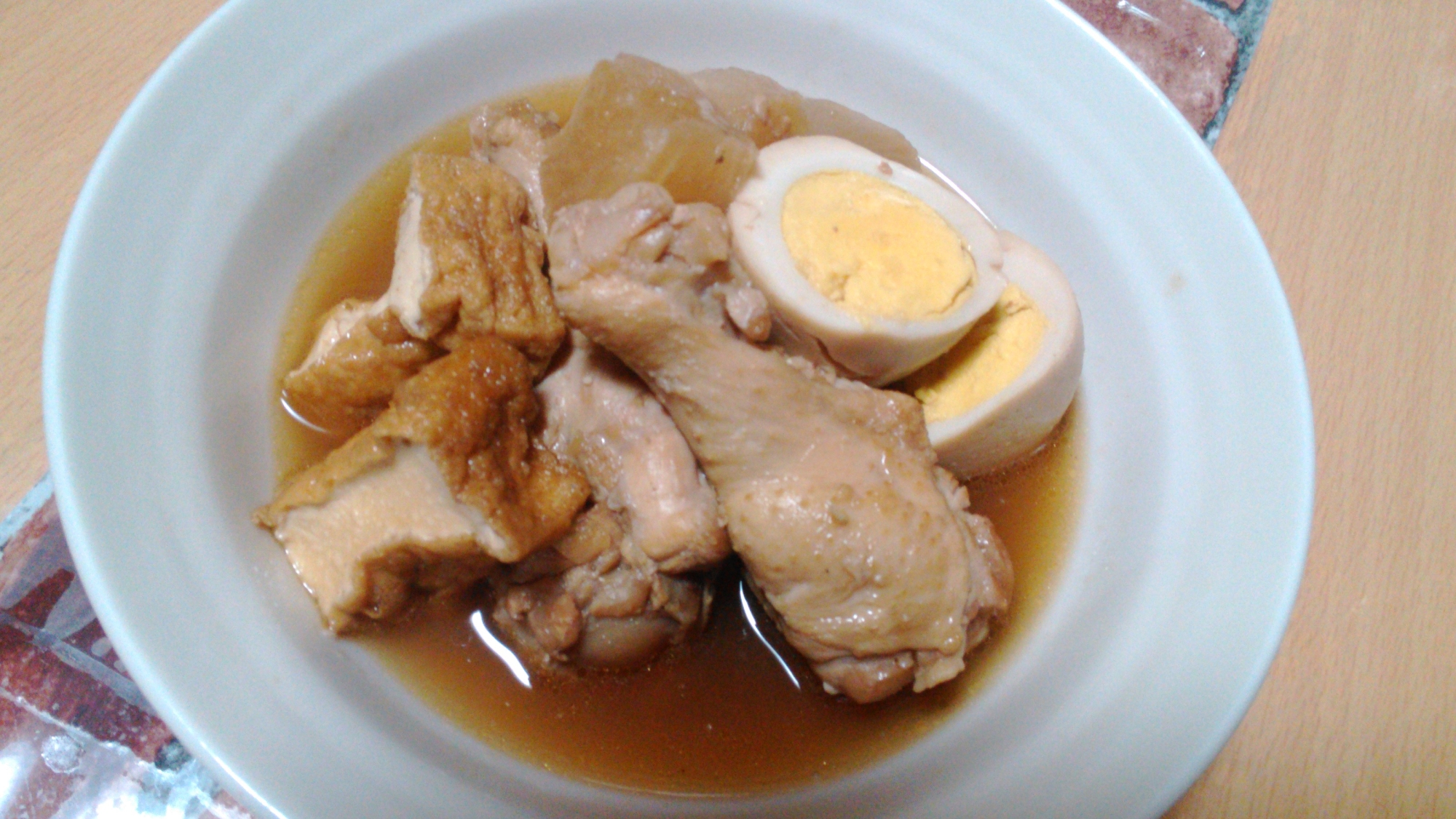 ★手羽元と大根厚揚げゆで玉子の煮物★