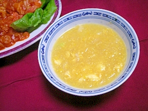 中華街のコーンスープ