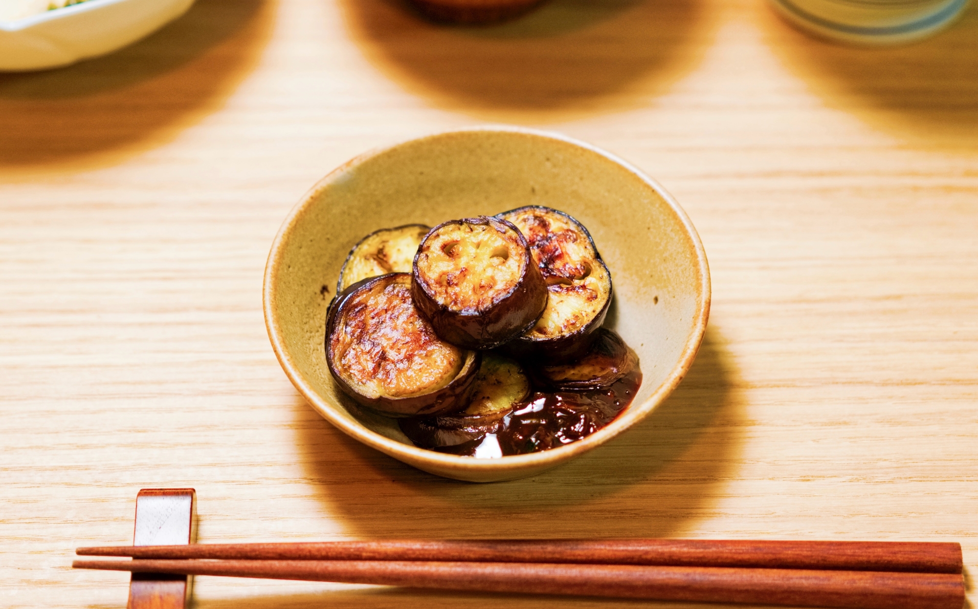 なすのねぎしょうがみそ添え【和食・副菜】