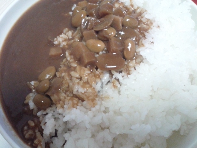 豆とマッシュルームカレー