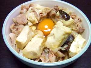 あっさり塩味　豚すき丼