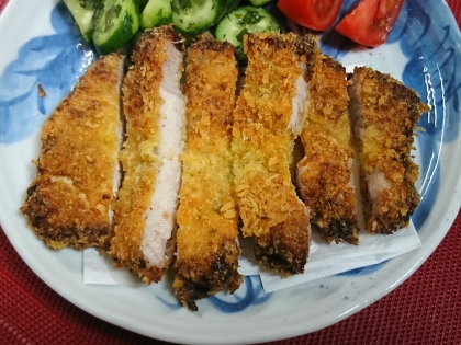 豚ロース肉の塩麹漬け焼きとんかつ