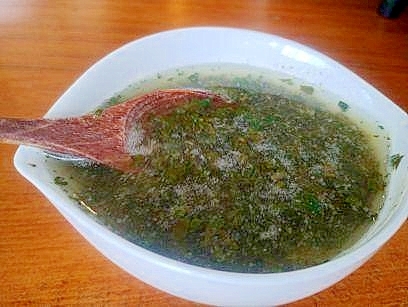 梅モロヘイヤスープ