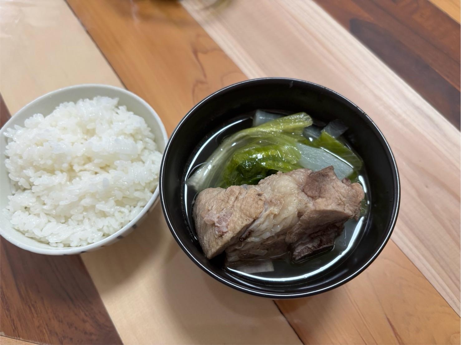 お家で♪ソーキ汁