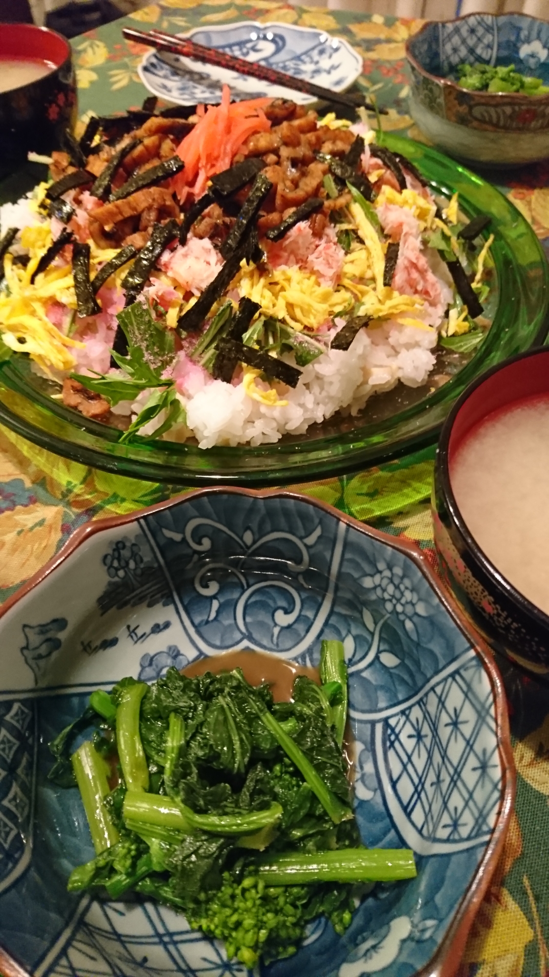 刻みアナゴのチラシ寿司