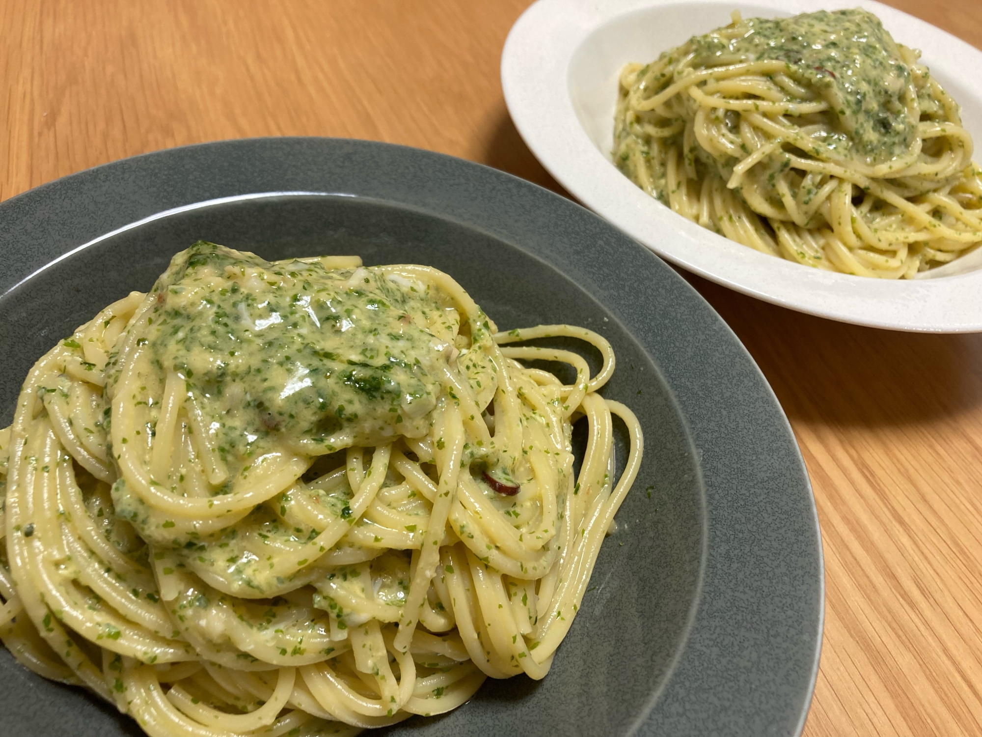 極旨っ☆フライパンで簡単！ぺぺたまスパゲティ