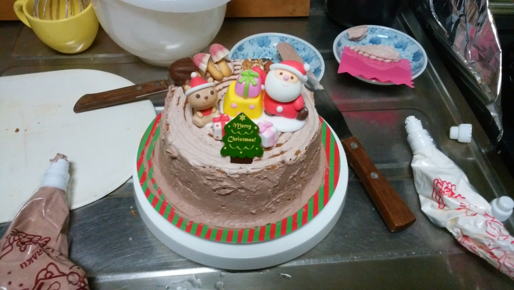 クリスマス切り株ケーキ