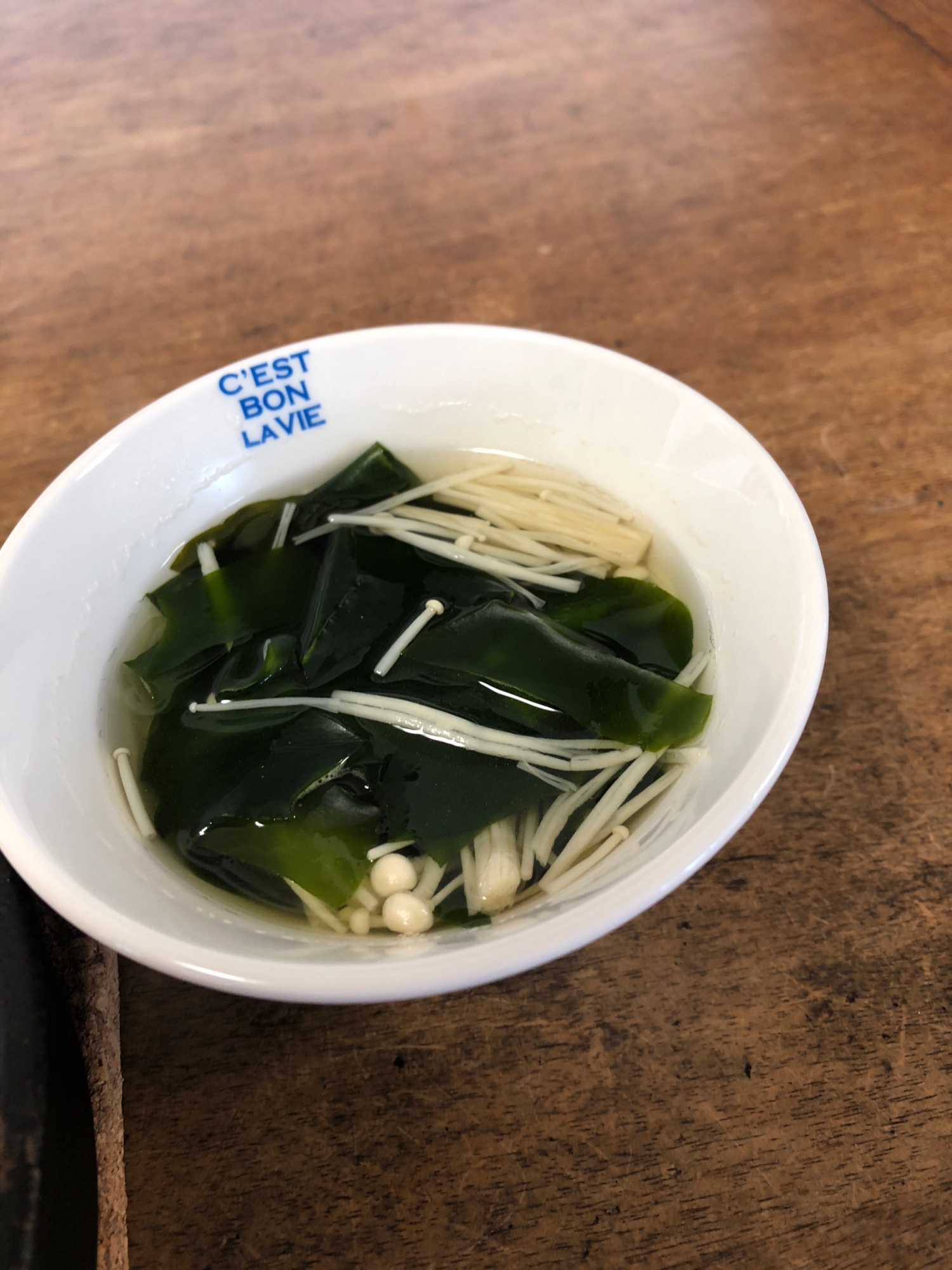 茅乃舎の出汁でお吸い物