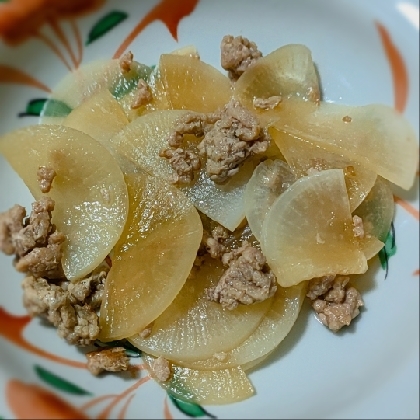 大根ひき肉炒め煮✧˖°