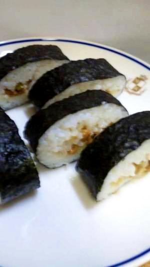 すし酢で作るぅねぎ納豆太巻き寿司