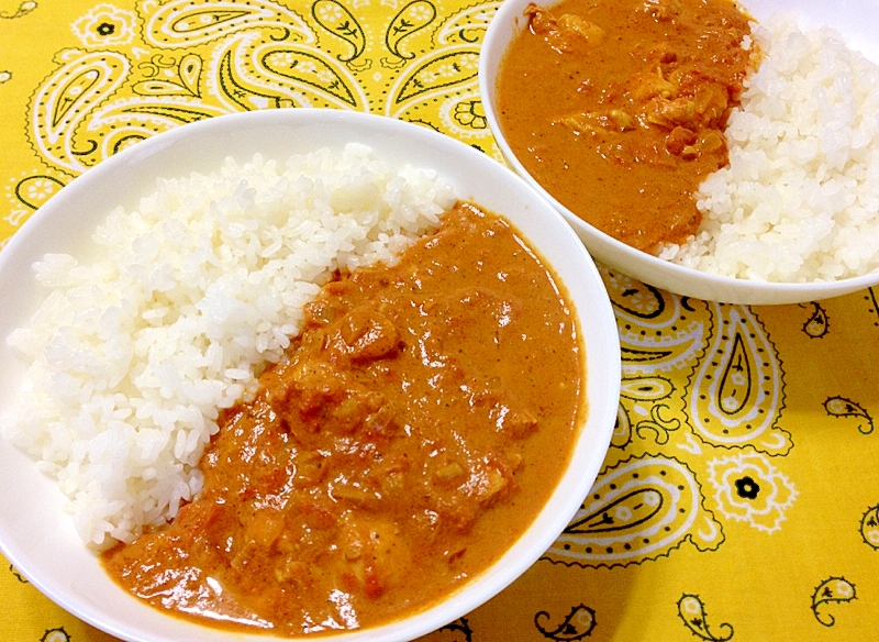 トマト缶で簡単☆バターチキンカレー