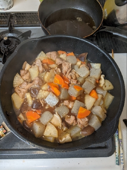 洋風味付け！鶏肉とこんにゃくの煮物