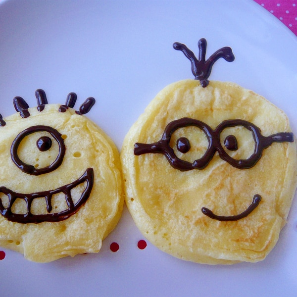 ミニオン ホットケーキ レシピ 作り方 By Ringo333 楽天レシピ ミニオン ホットケーキ レシピ 作り方 By Ringo333 楽天レシピ