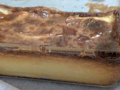 台から手作りチーズケーキ