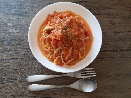 美味しくトマトが食べられました