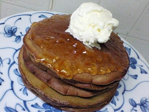 コーヒー風味ホットケーキ