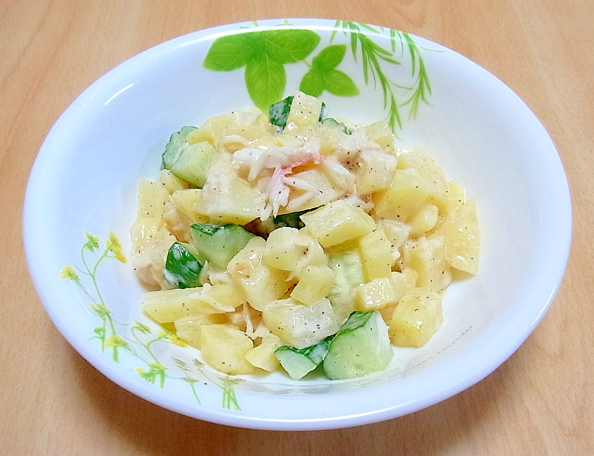 かにの醤油麹入りポテトサラダ