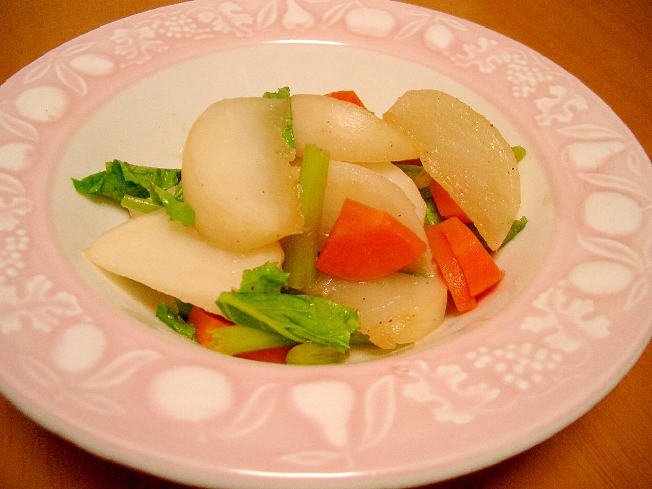 フライパンで作る❀かぶの蒸し煮