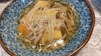 厚揚げのきのこあんかけ